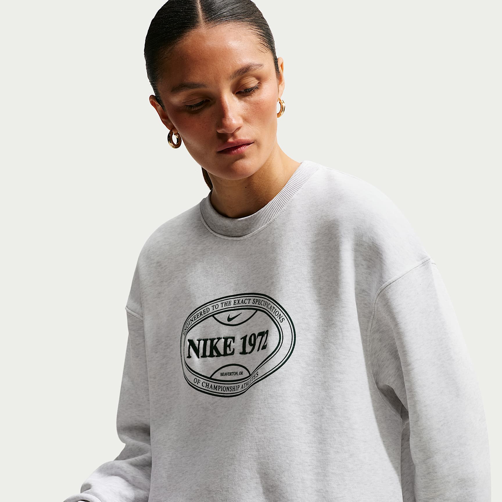 Nike Sportswear Phoenix Fleece Women's Oversized Crew-Neck